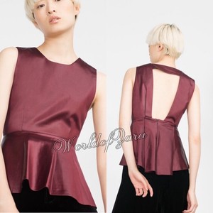 blusa espalda abierta zara