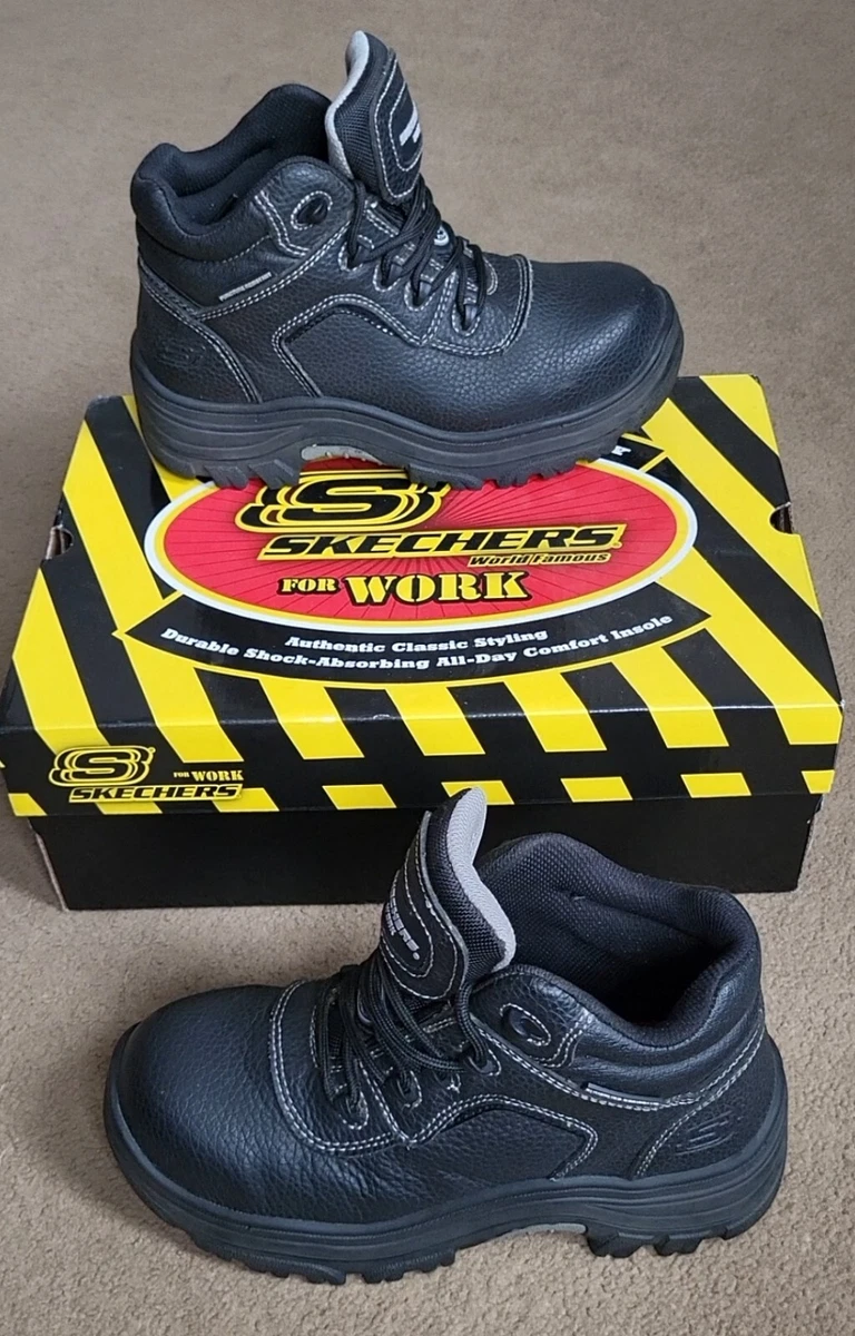 Skechers Steel Toe Cap Work Boots Size 4 eBay