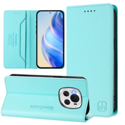 Für Honor Magic 6 Global doppelt gefaltete magnetische Saugfähigkeit RFID Leder Handy Hülle