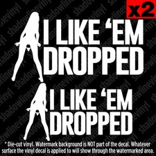 Panty Dropper Decal Sticker Jdm Euro Funny Fatlace Bags Slammed Stance Dropped