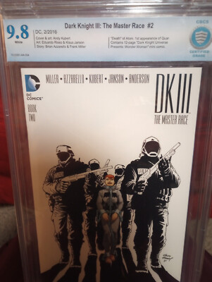 DARK KNIGHT III: THE MASTER RACE BOOK TWO CBCS Graded 9.8 Andy KUBERT Comic