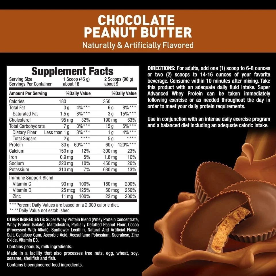 Suplementos Para Aumentar Masa Proteína Muscular Ganar - Chocolate Mantequilla de Cacahuete Foto 4 de 4