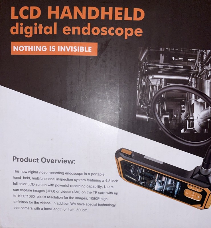 LCD Handheld Digital Endoscope