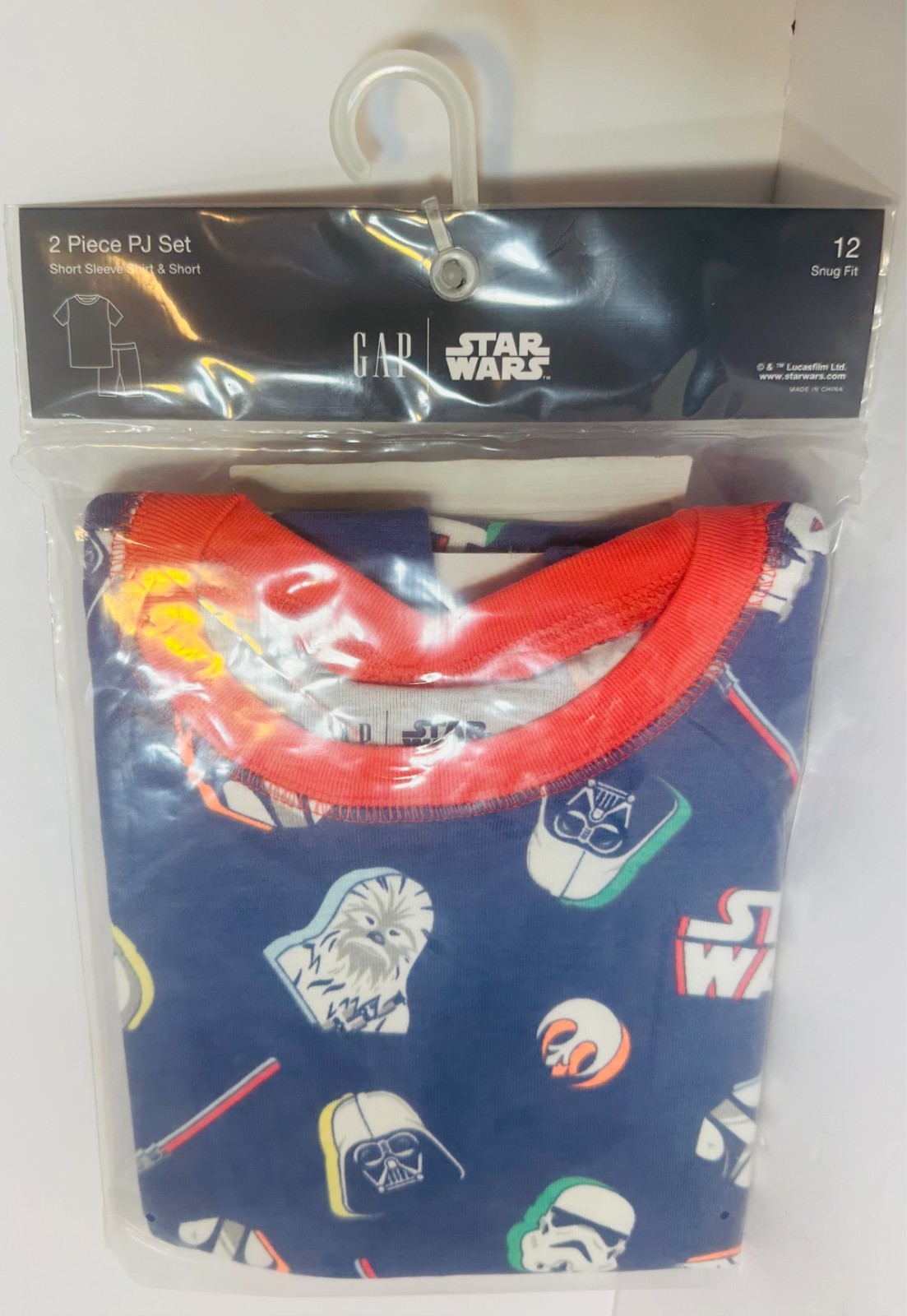 Gap Star Wars kids 2 piece PJ set Size 12