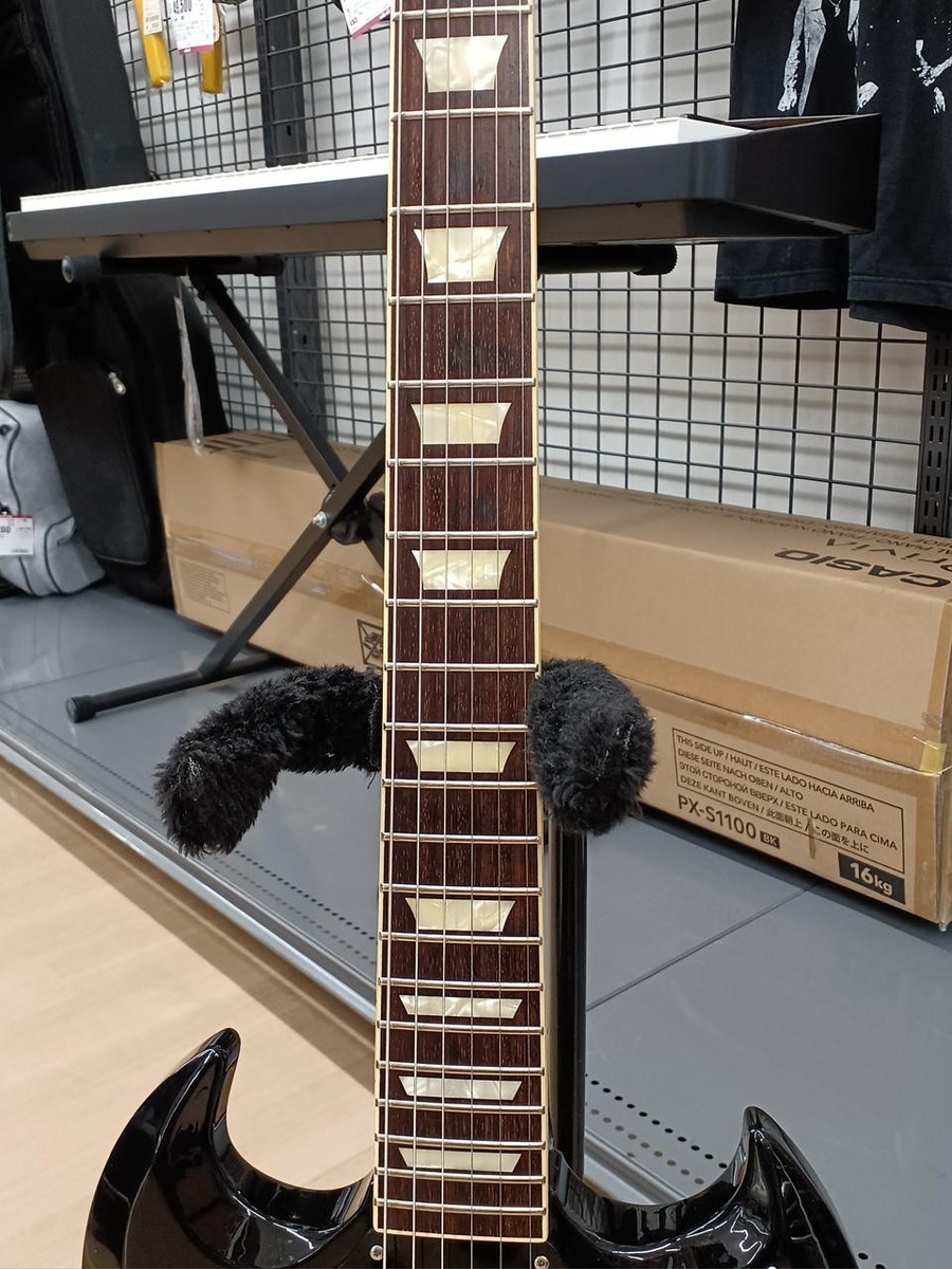 ギター HISTORY SH-SG BLK HISTORY] SH-SG SG Type Black Electric Guitar With Hard Case Used