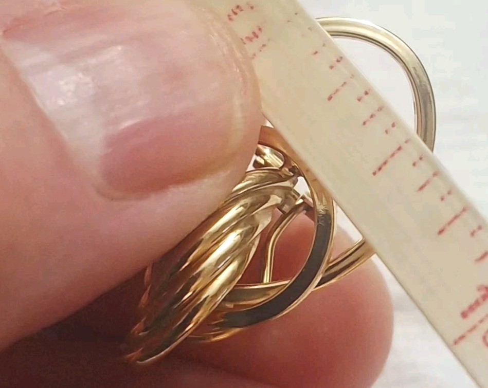 Nice 14k Drop Double Loop Door Knocker Inspired P… - image 12