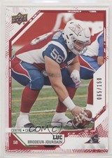 2019 Upper Deck CFL Red 65/150 Luc Brodeur-Jourdain #93 o1h