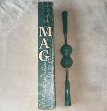 Nikken MAG-creator Manual Handheld Full Body Rolling Massage Roller Stick Green