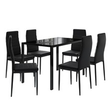 Esstisch Set Vicco Grand 120 x 75 cm 6er Set