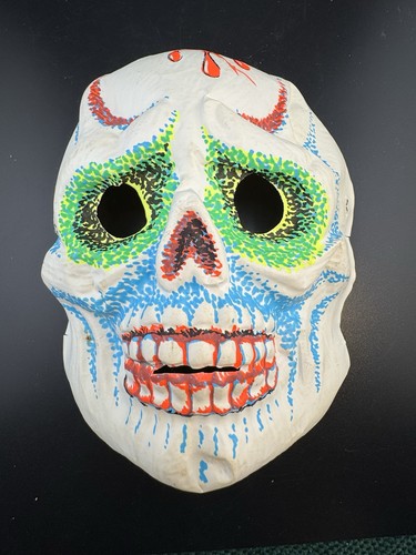 Coppia Vintage Anni 60 Scheletro Strega Halloween Maschera Scheletro Zest Sapone Premi - Foto 2 di 20