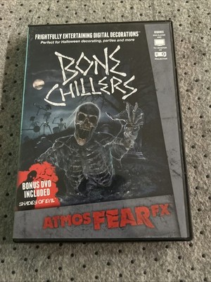 Atmos Fear FX Bone Chillers w/ BONUS Shades of Evil DVD Halloween Projection FX