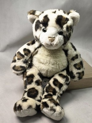 Build A Bear St Louis Zoo Sparkle Snow Leopard. . HTF Retired  Collectable 