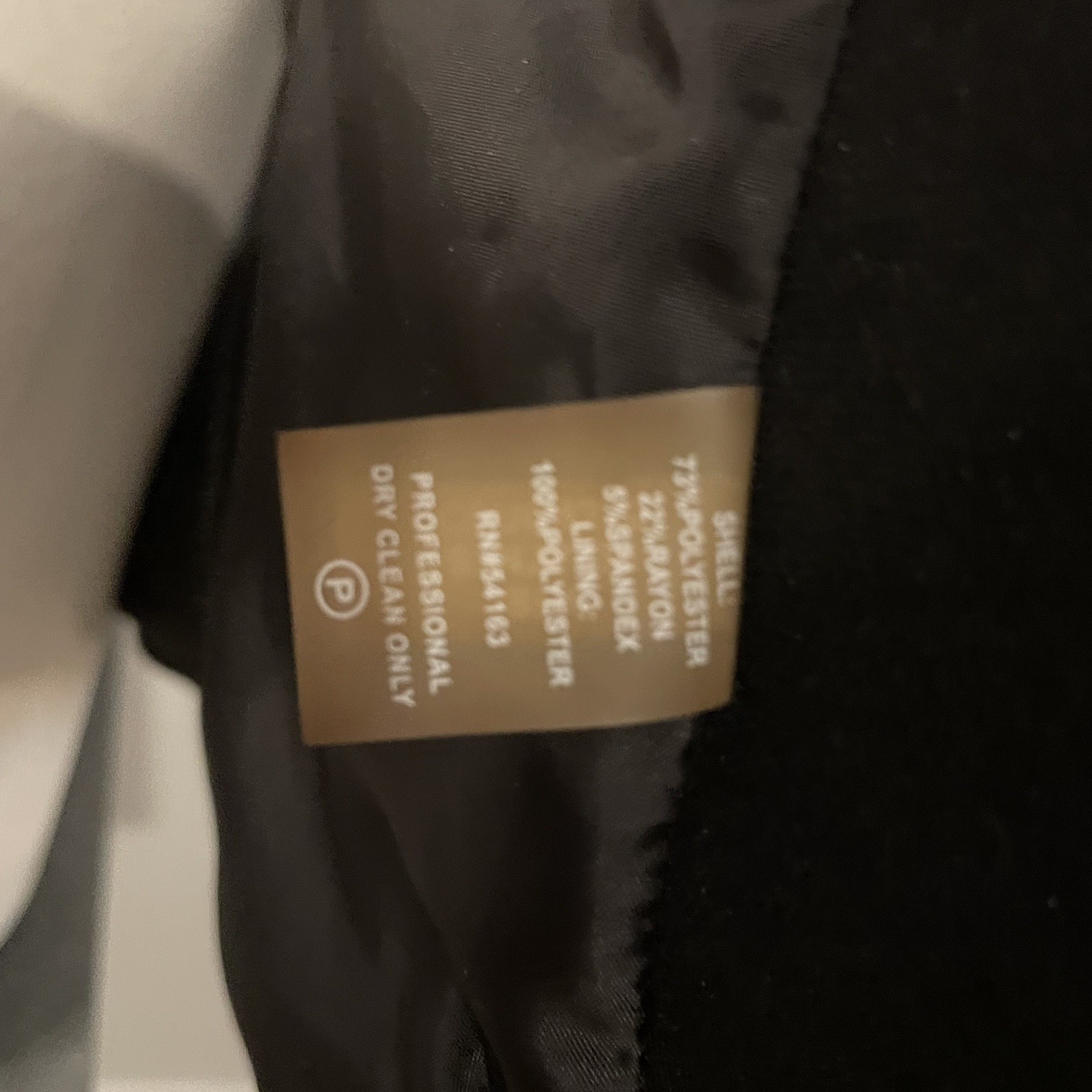 Calvin Klein Solid Black Ponte Open Front Waterfa… - image 12