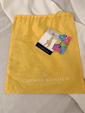 Gaynor Minden Yellow Pointe Shoe Mesh Bag Lyra Tags Attached