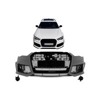 StoßStange FüR Audi A6 C7 4G 2015-2018 RS6 Look Mit KüHlergrill Wabengitter