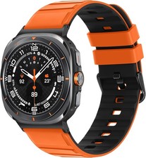 Soft Silicone Strap Compatible with Samsung Galaxy Watch Ultra 47mm