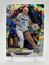 Kamilla Cardoso 2024 Panini WNBA Prizm #93 Cracked Ice Prizm Chicago Sky RC