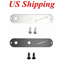KAISH Slanted Tele Control Plate with Angled Switch Hole fits Telecaster Guitars