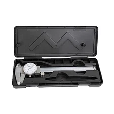 HFS(R) 0 - 6" Carbon Steel 4 Way Imperial Dial Caliper .001" Shock Proof
