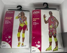 The Barbie Movie Skating Barbie And Ken Adult Large Halloween Costumes READ