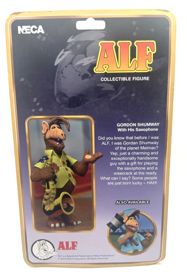 Neca Alf Gordan Shumway Con Saxofón FIGURA COLECCIONABLE ¡Envío Rápido! Foto 2 de 3