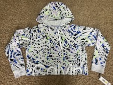 NWT Calvin Klein Performance Cropped Logo Hoodie Women's M Activewear