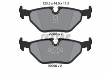 BREMSBELAGSATZ FÜR BMW 5 (E34), BMW 5 TOURING (E34) - TEXTAR 2099501