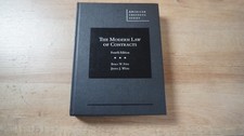The Modern Law Of Contracts 4th Edition Frier White NEW