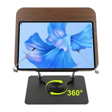 Metal Book Holder Portable Foldable Desk Book Stand Adjustable for Reading