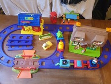 ELC Happyland Train+Track+Train Shed+Rose Cottage+Figures+Accessories Bundle