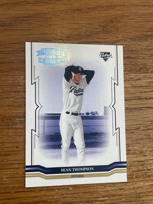 2005 Donruss Throwback Threads BLUE Proof SSP #06/10 Sean Thompson