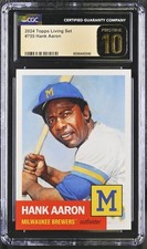 2024 Topps Living Set Hank Aaron #755 CGC 10 Pristine Black Label