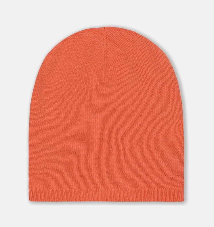 1StAmerican Chapeau En Cachemire Bonnet D'Hiver En Laine Lisse - Photo 3/4