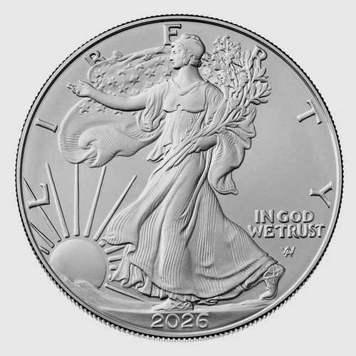 2026-W ONE OUNCE SILVER American Eagle ~ IN STOCK ~ BRAND NEW ~ 1c START