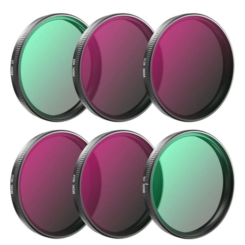 Filter for 3/4/5 Action Camera, CPL/ND8/ND16/ND32/ND64 Lens Protector