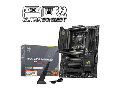 MSI MAGX870TOMAHAWKWIFI Gaming Motherboard AM5 ATX Wi-Fi 7