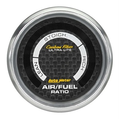 AutoMeter 4775 Carbon Fiber Digi. Narrowband Air/Fuel Ratio Gauge