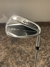 TaylorMade Qi Single Approach Wedge RH Reg Flex Steel Shaft KBS Max MT 85g VG