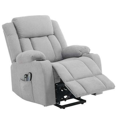 Grey Electric Rise Recliner