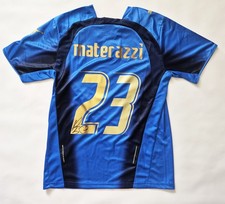 MARCO MATERAZZI signed jersey ORIGINAL AUTOGRAPH RACC COA Italy World Cup 2006