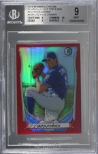 2014 Bowman Red 5/5 Kyle Zimmer #BM-KCR2 BGS 9 MINT fm0
