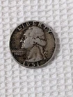 1951 Silver Washington Quarter Circulated