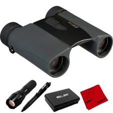 Nikon Trailblazer 8x25 ATB Waterproof, Fogproof Binoculars Tactical Set Bundle