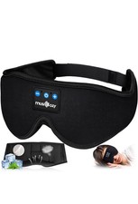 MUSICOZY Bluetooth 5.4 Wireless Sleep Headband Noise Cancelling Stereo Black