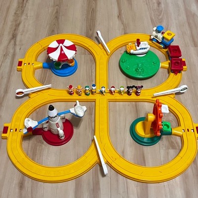 Vintage Disneyland Toy Train Set Playset 1986 Playmates Disney WORKS W/ ISSUES