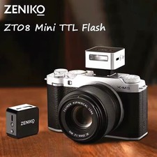 ZENIKO ZT08 Mini TTL Camera Flash Light Speedlite for Canon Nikon Sony Fujifilm