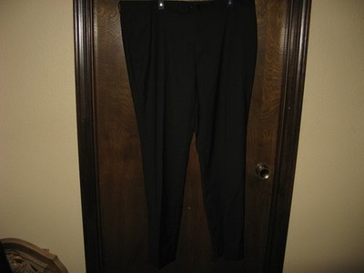 Mens Tazzio Tailored Fit Trousers Slacks Pants Black Size 44  NWOT