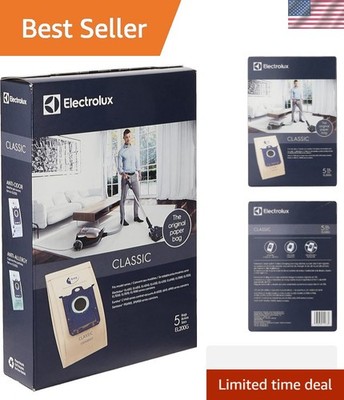 Classic S-Bag Paper Vacuum Bags (5L Capacity) - Compatible with Most Canisters