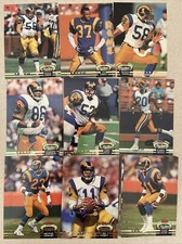 1992 Topps Stadium Club Los Angeles Rams Complete Team Set! Jim Everett ++