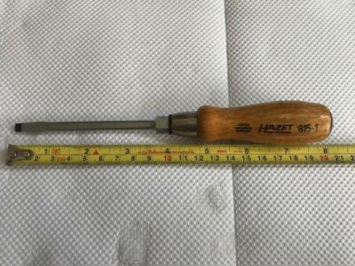 hazet vintage screwdriver chrom vanadium 815-1 NOS 